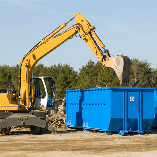 what happens if the residential dumpster is damaged or stolen during rental in Elliston VA